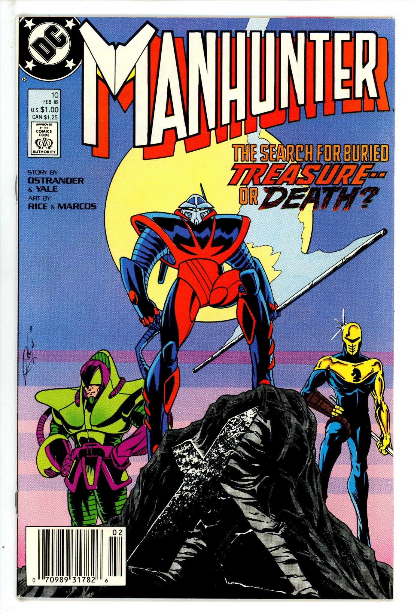 Manhunter Vol 1 10 Newsstand (1989)