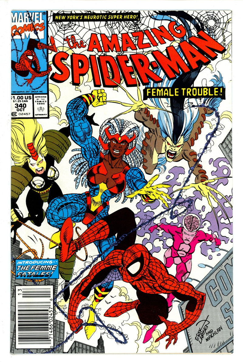 The Amazing Spider-Man Vol 1 340 Newsstand VF/NM