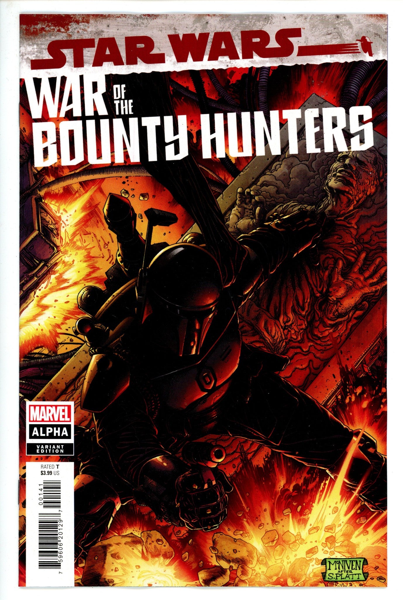Star Wars Bounty Hunters Alpha 1 McNiven Variant NM+