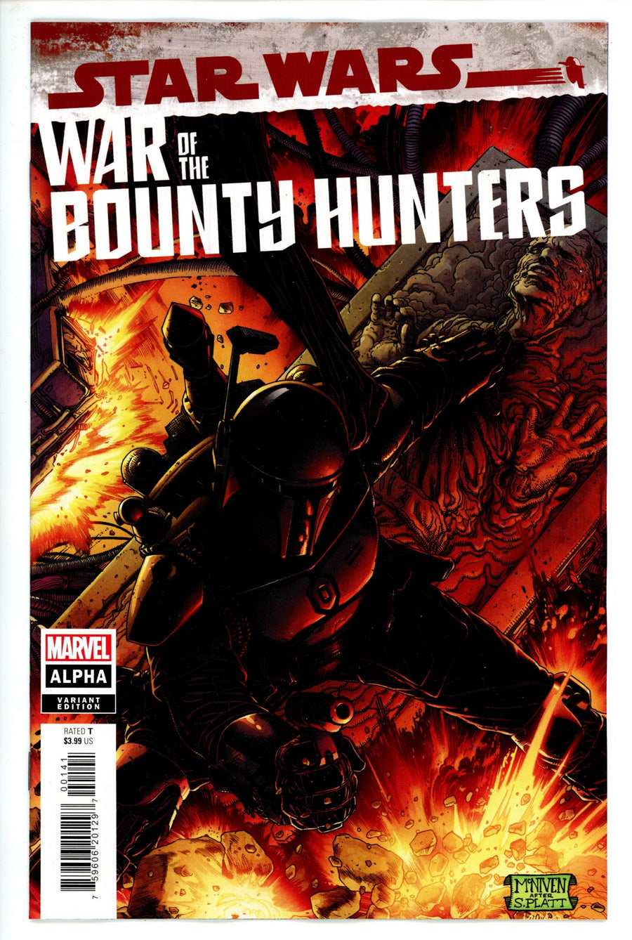 Star Wars Bounty Hunters Alpha 1 McNiven Variant NM+