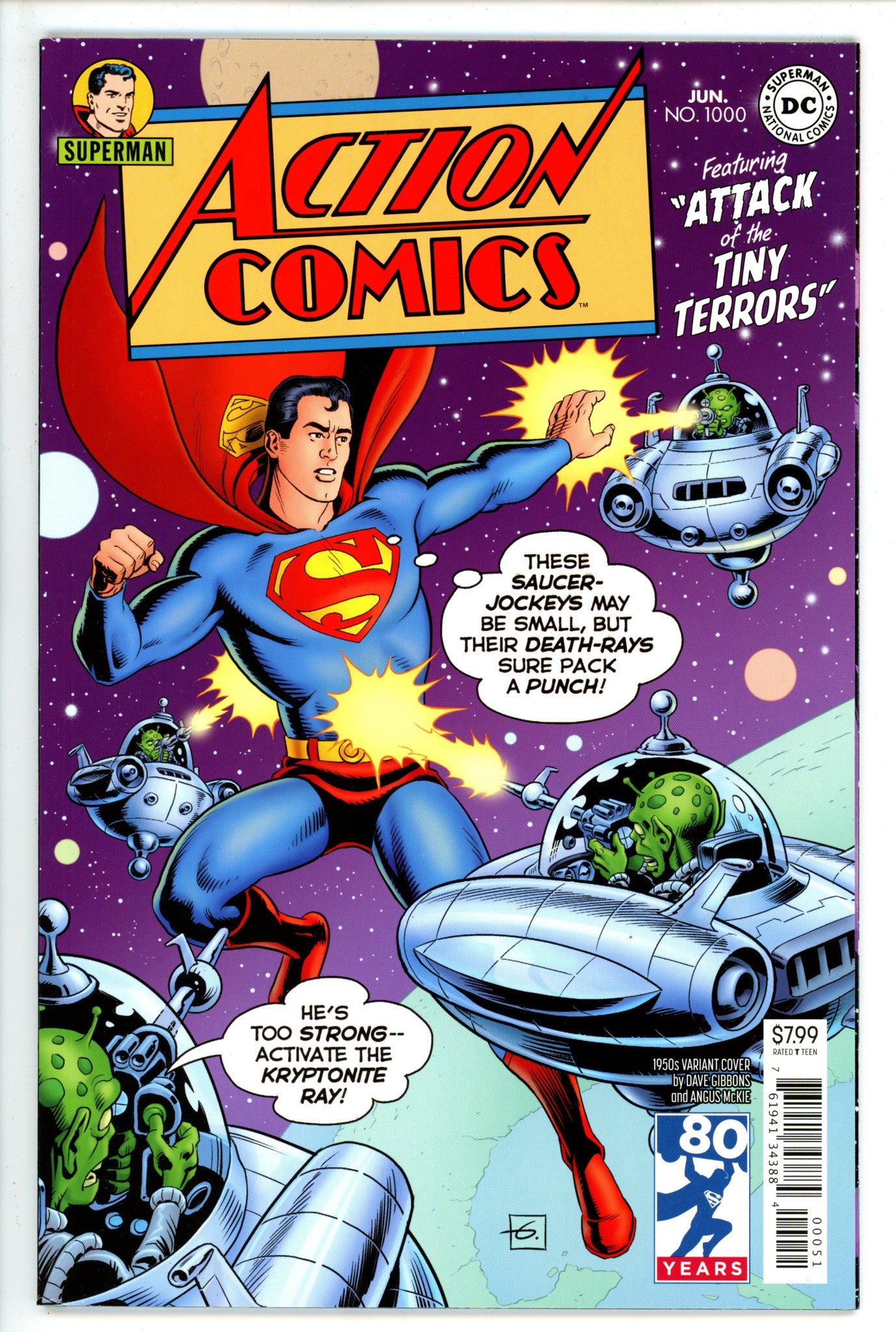Action Comics Vol 3 1000 Gibbons Variant