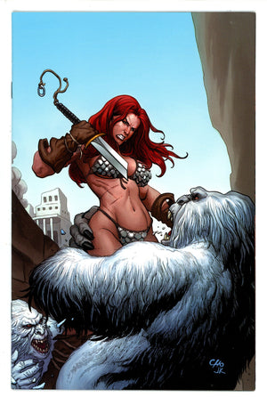 Savage Red Sonja: Queen of the Frozen Wastes 3 Cho Virgin Variant VF-