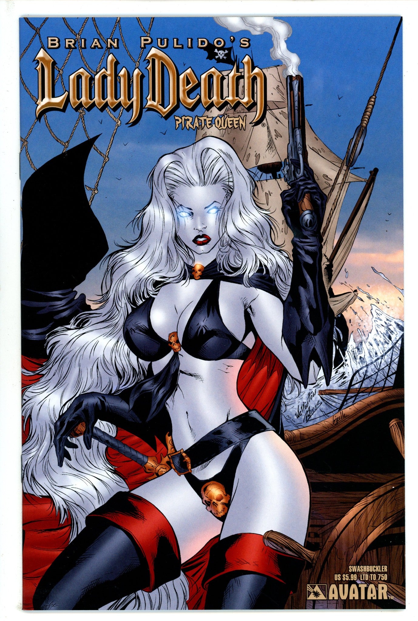 Lady Death: Pirate Queen 1 Ryp Variant NM (2007)
