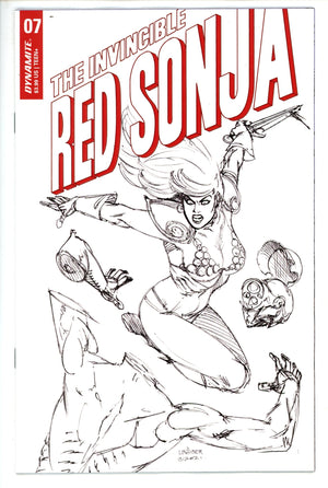 Invincible Red Sonja 7 Linsner Variant