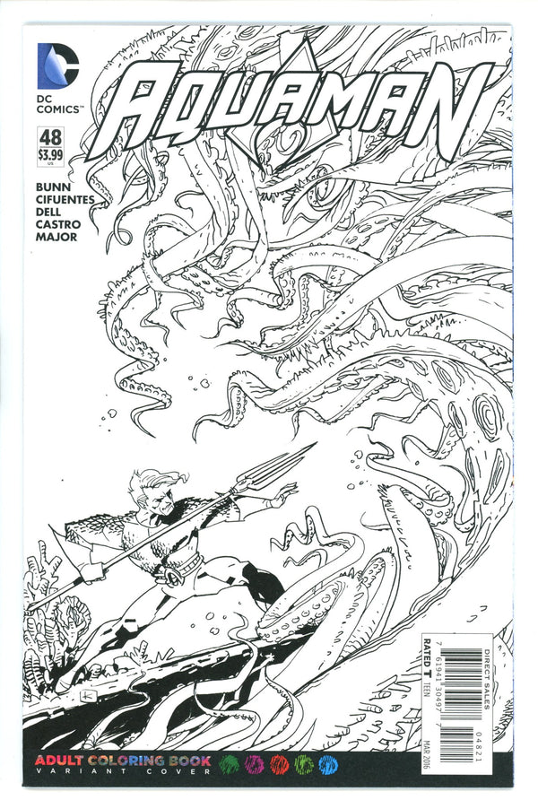 Aquaman Vol 7 48 Coloring Book Variant