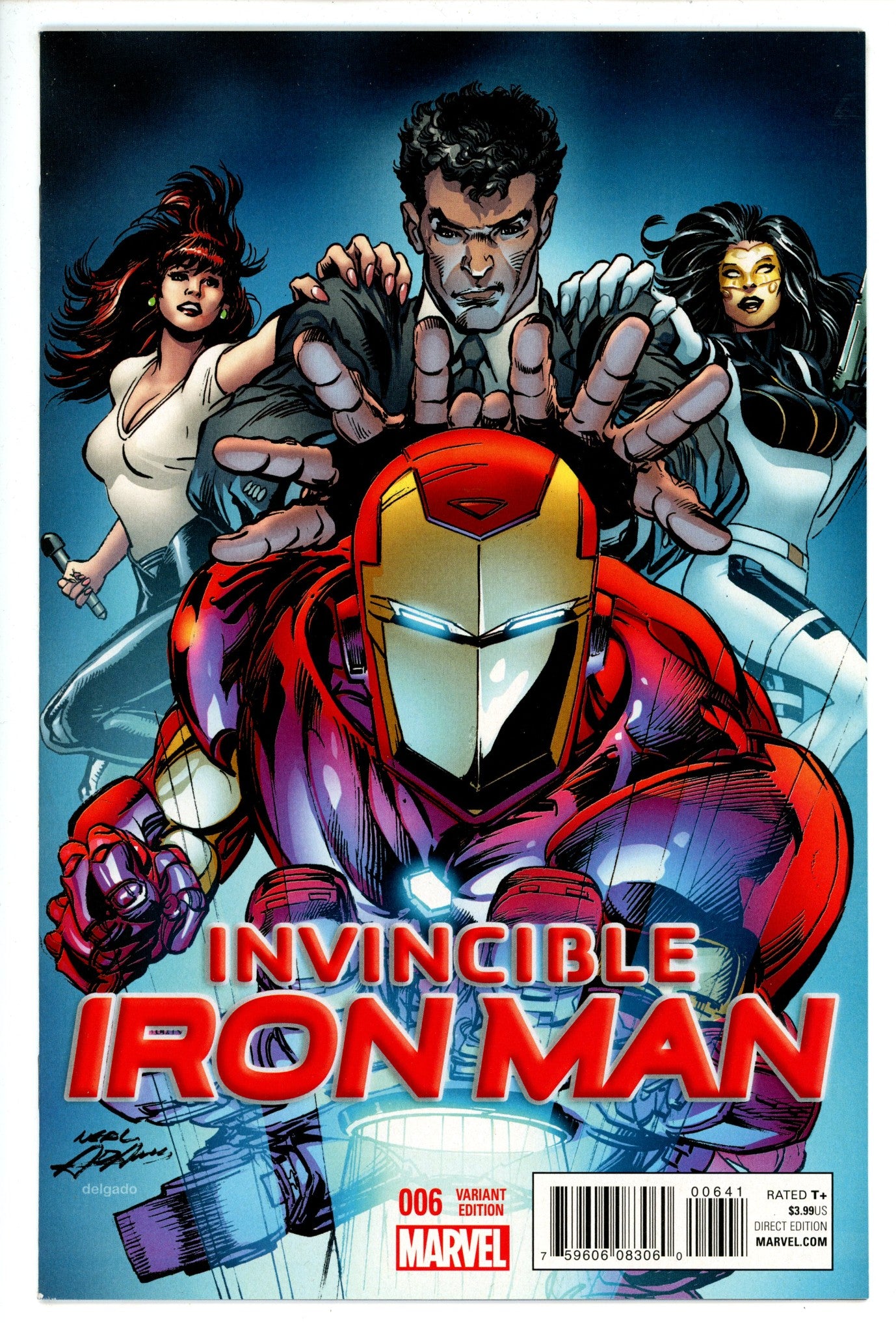 Invincible Iron Man Vol 2 6 Adams Incentive Variant