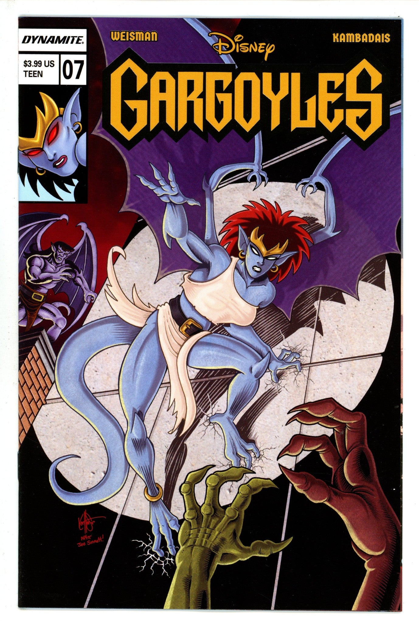 Gargoyles 7 Haeser Homage Variant (2023)