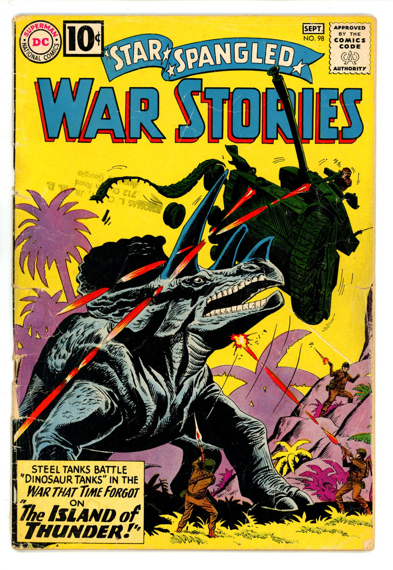 Star Spangled War Stories 98 Cover Detached