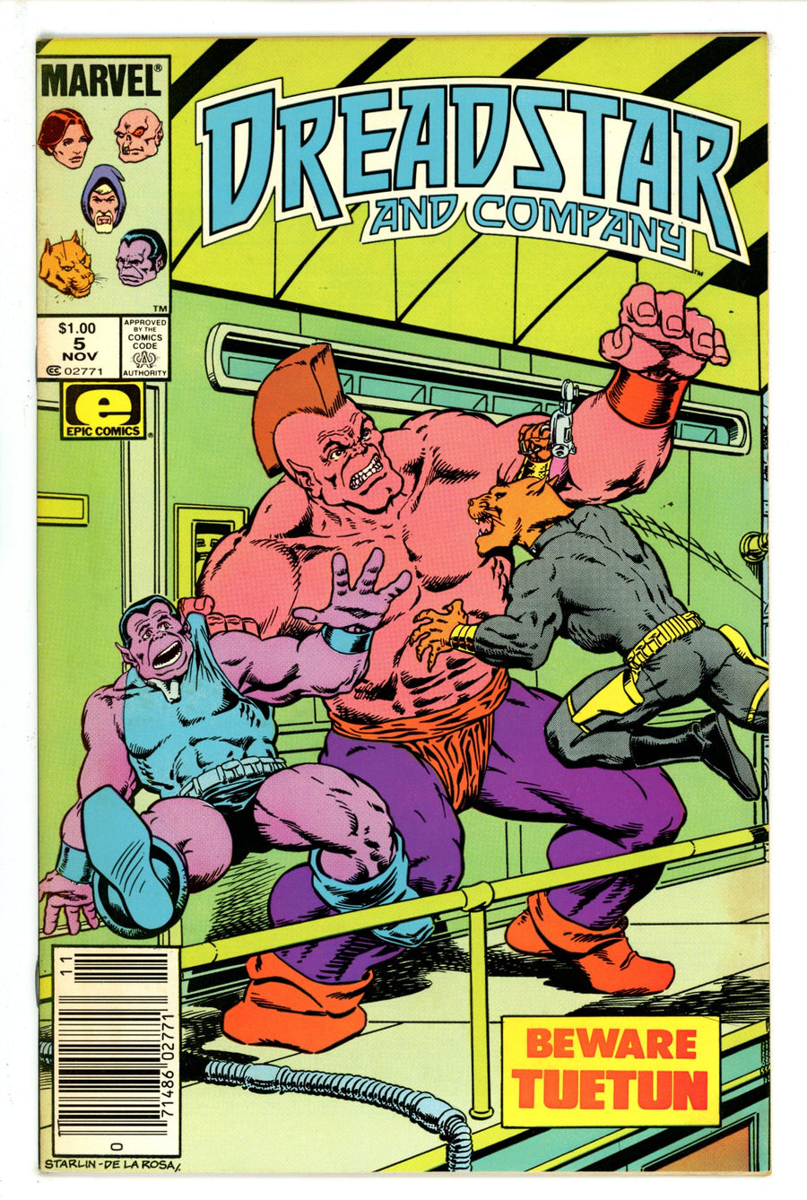 Dreadstar 5 Canadian Price Variant FN+ (1983)