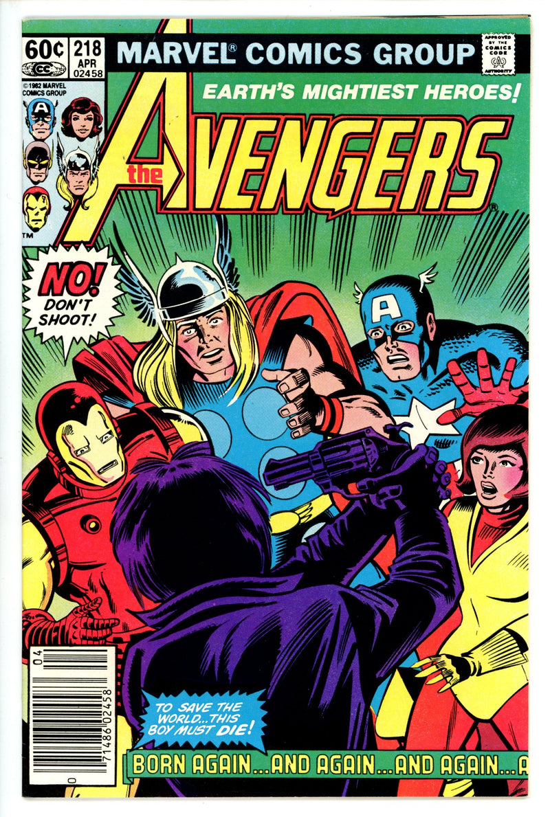 The Avengers Vol 1 218 Newsstand