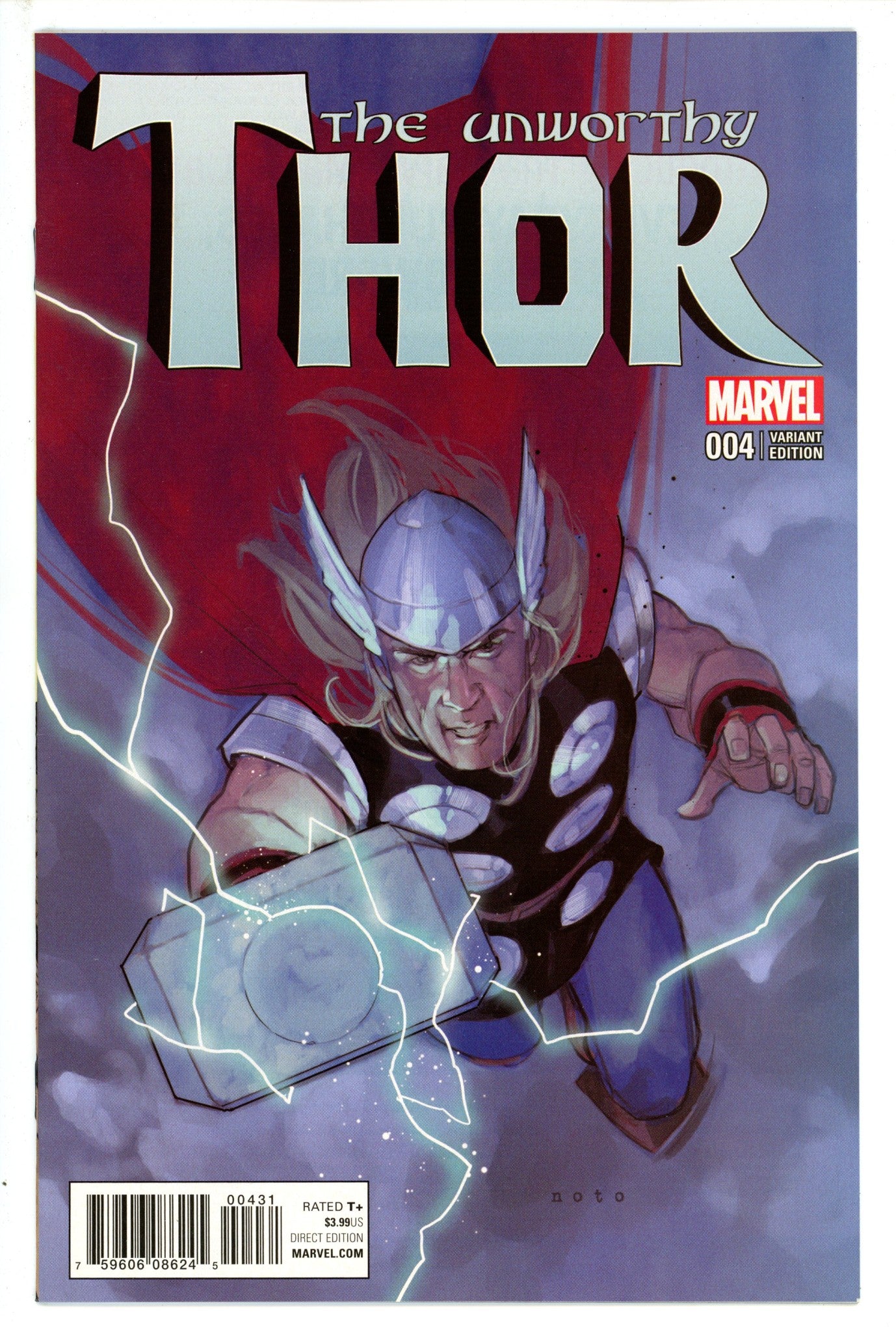 The Unworthy Thor 4 Noto Incentive Variant NM- (2017)