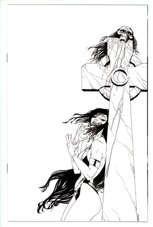 Vampirella: Trial of the Soul 1 Sears B&W Virgin Variant