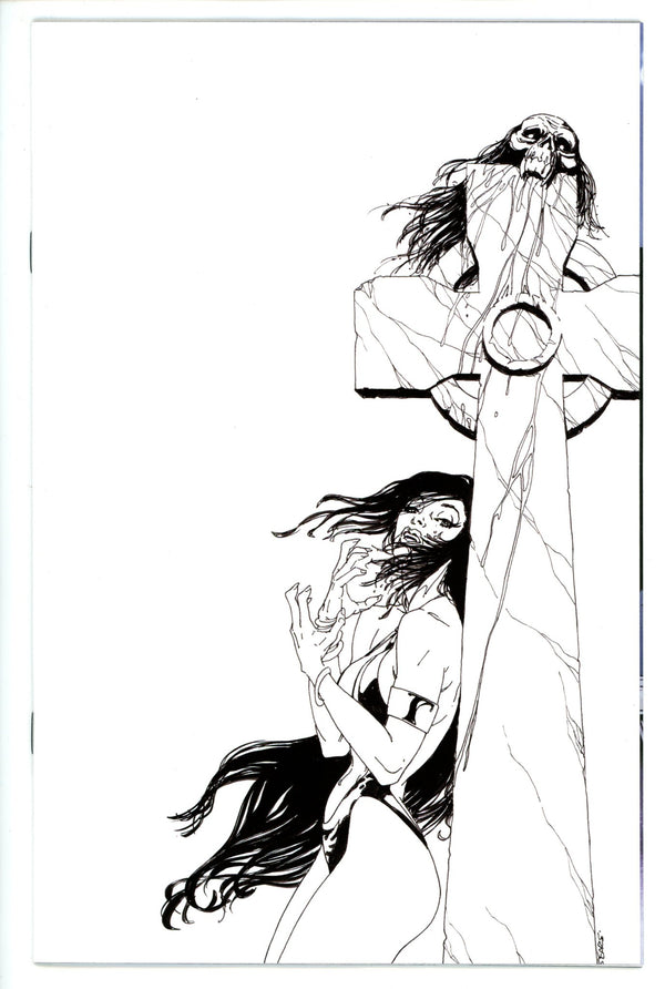 Vampirella: Trial of the Soul 1 Sears B&W Virgin Variant