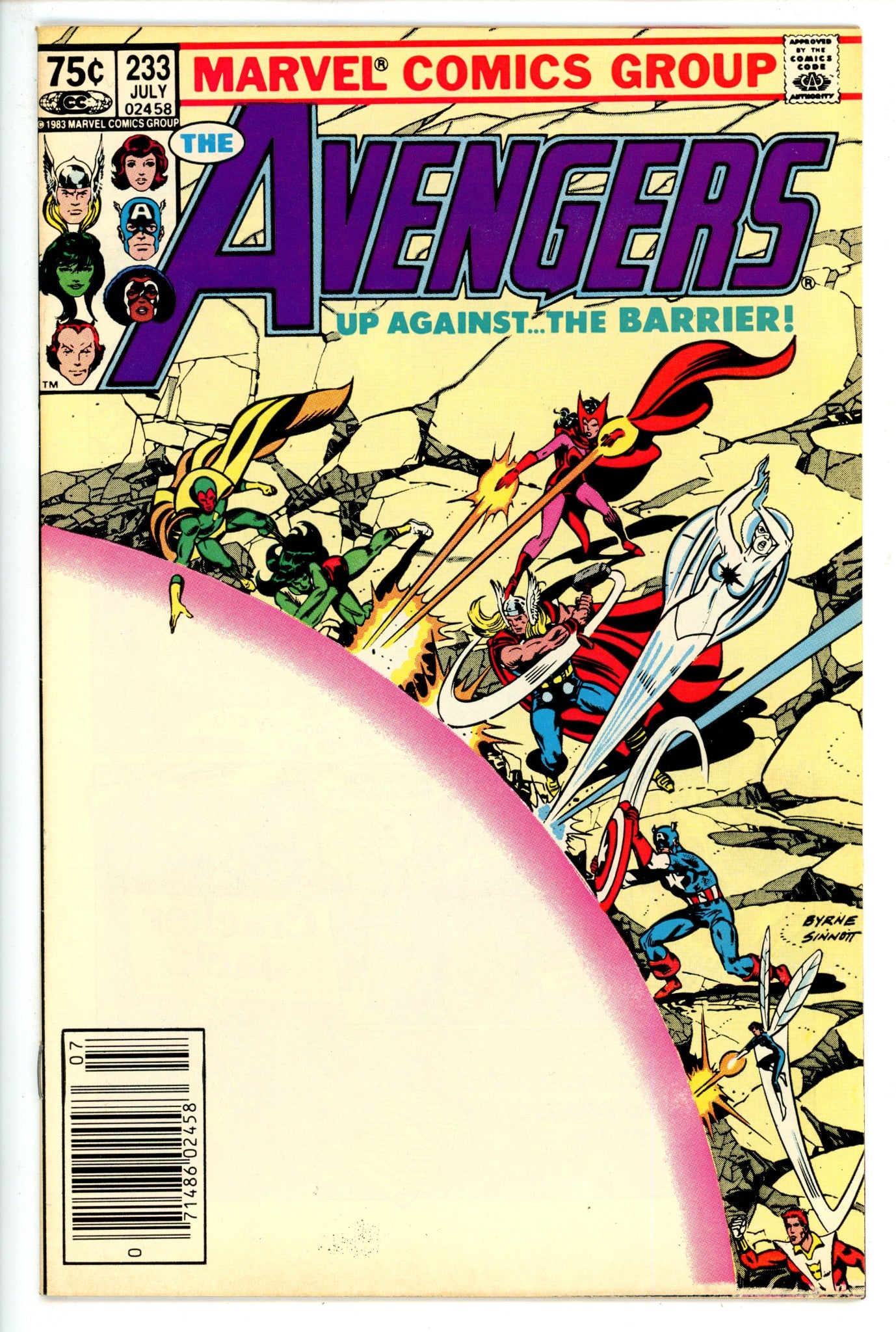 The Avengers 233 Canadian VF