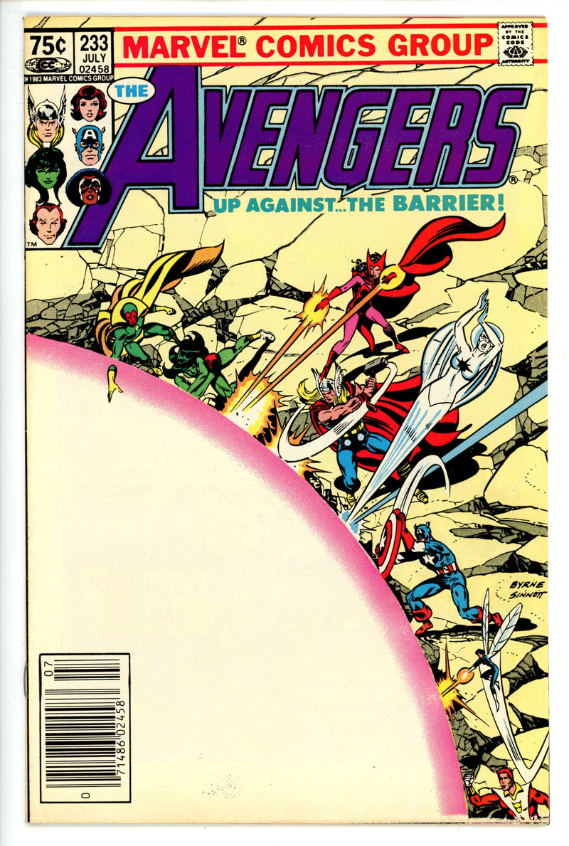 The Avengers 233 Canadian VF