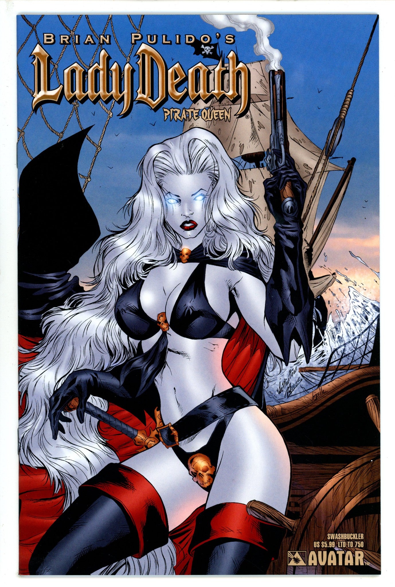 Lady Death: Pirate Queen 1 Alves Variant NM (2007)