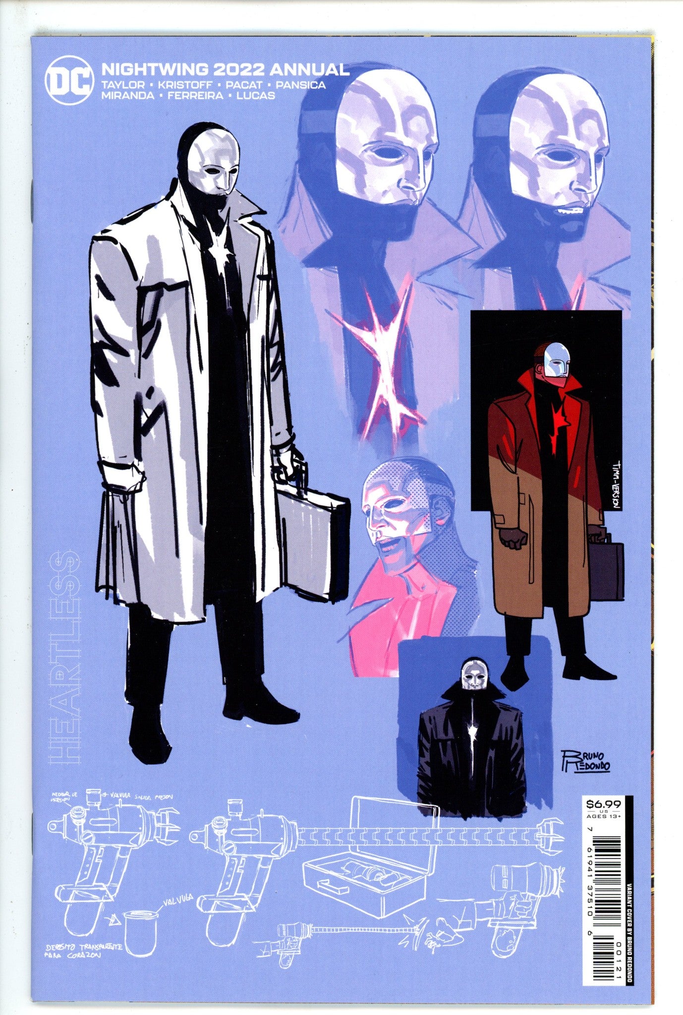 Nightwing Vol 4 Annual 2022 Redondo Design Variant
