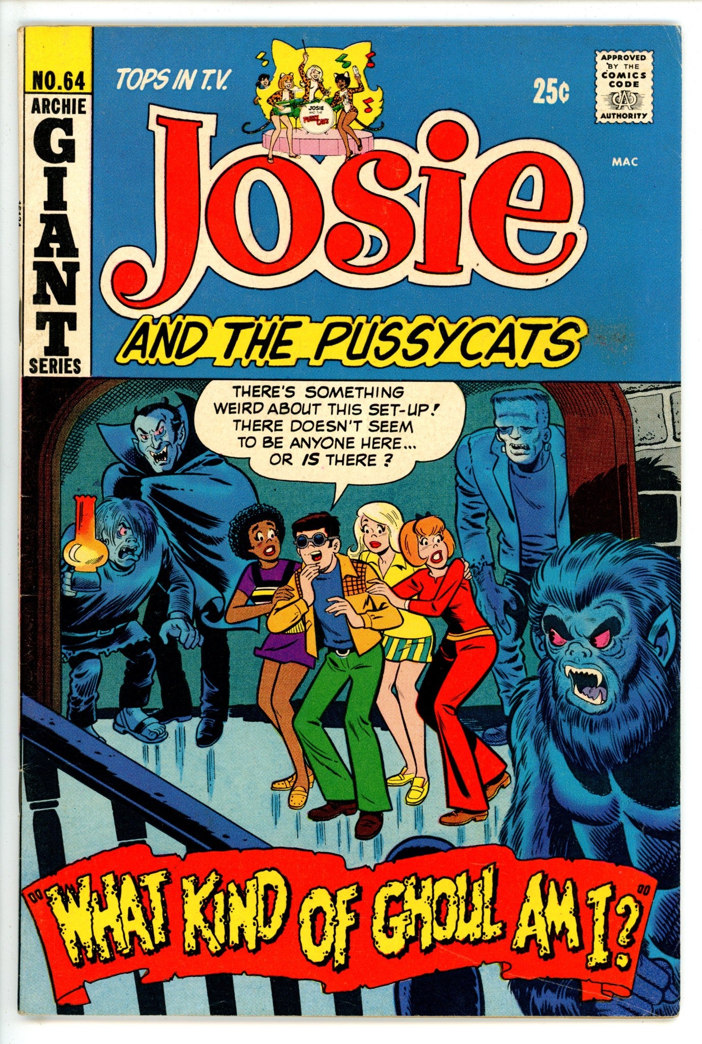Josie and the Pussycats Vol 1 64 FN (1972)