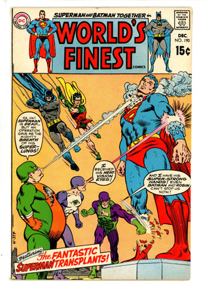 World's Finest Comics 190 FN (1969)