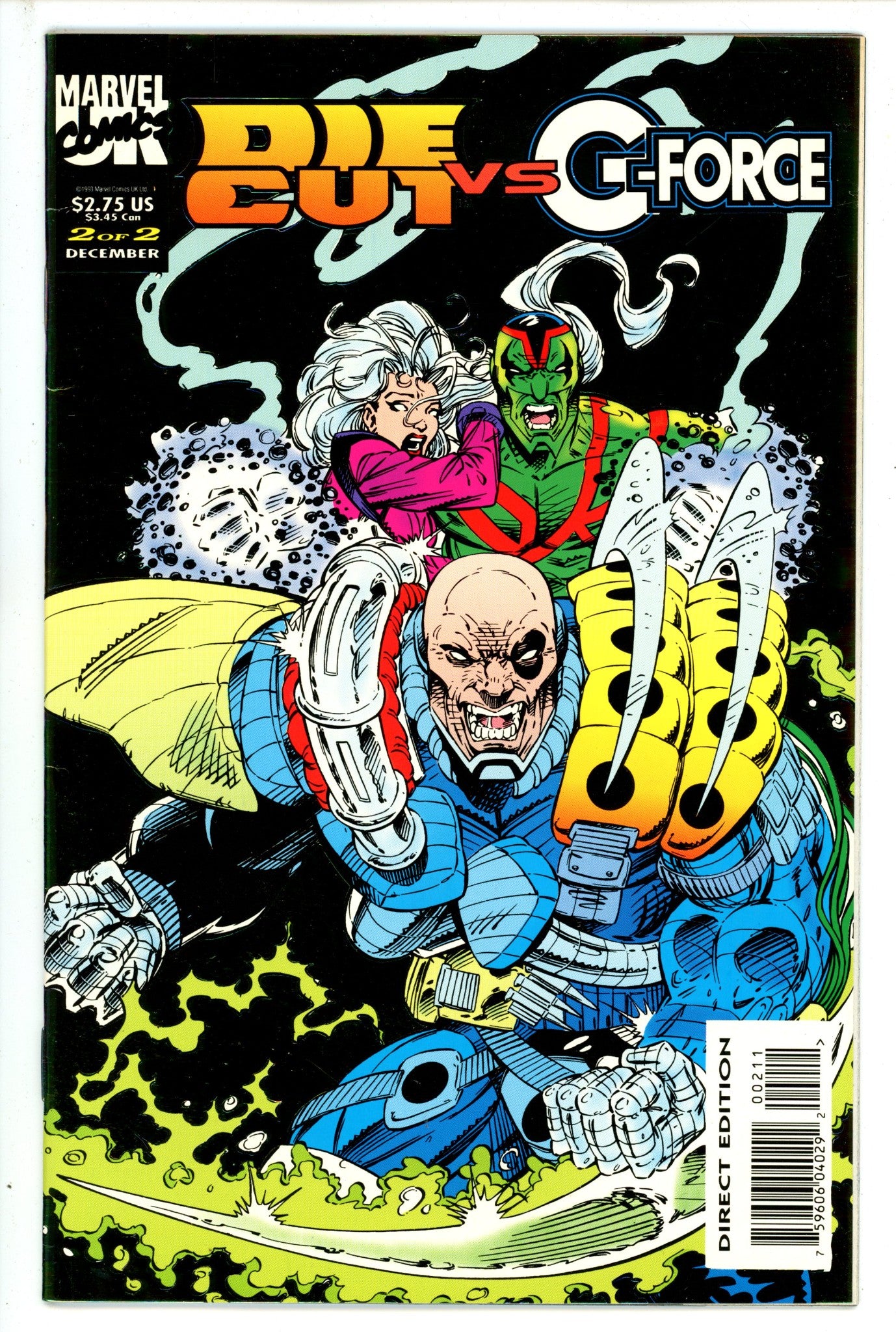 Die-Cut vs. G-Force 2 (1993)