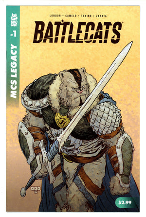 Mad Cave Studios Legacy Battlecats 1 Lonergan Variant (2022)