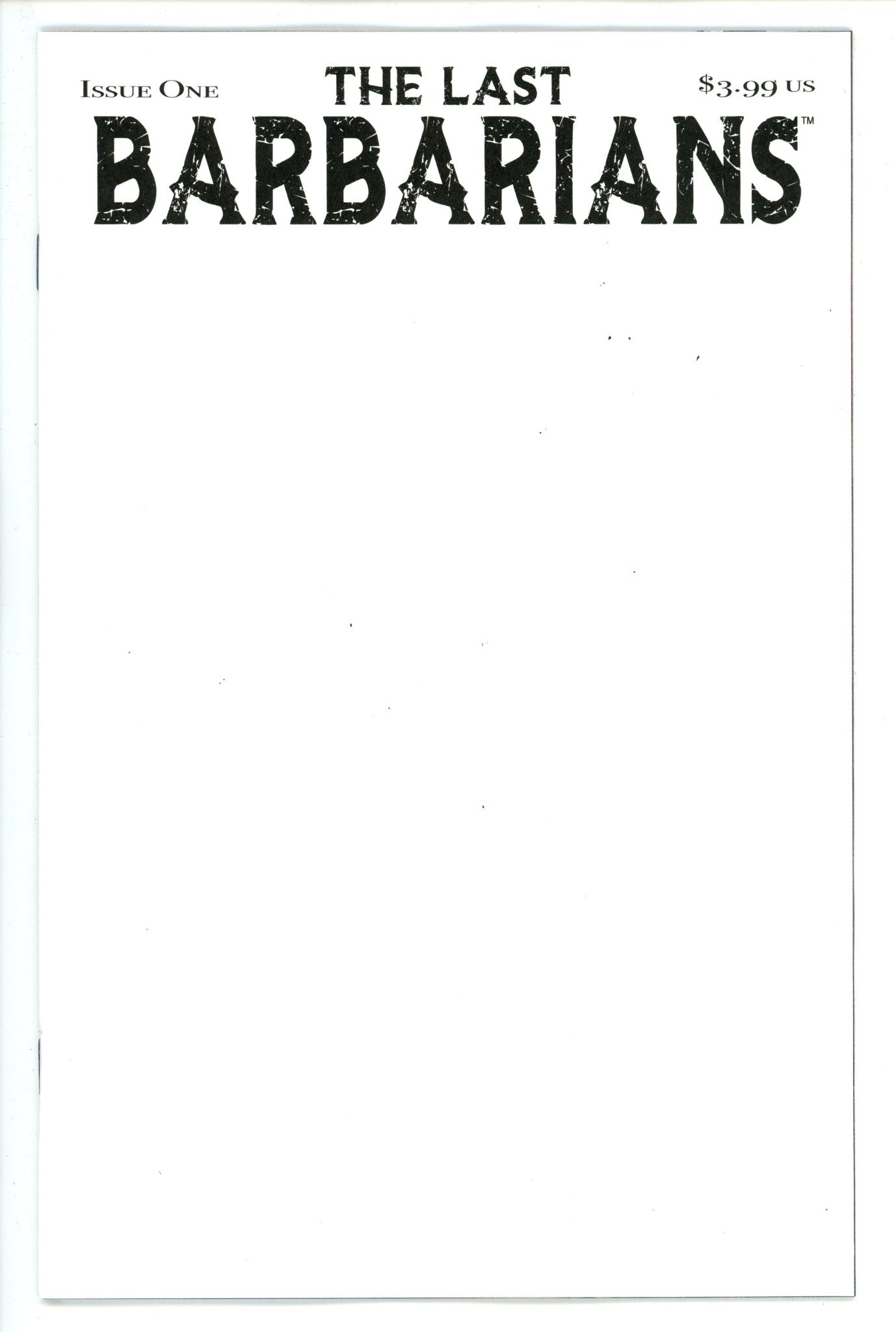 Last Barbarians 1 Blank Variant (2023)
