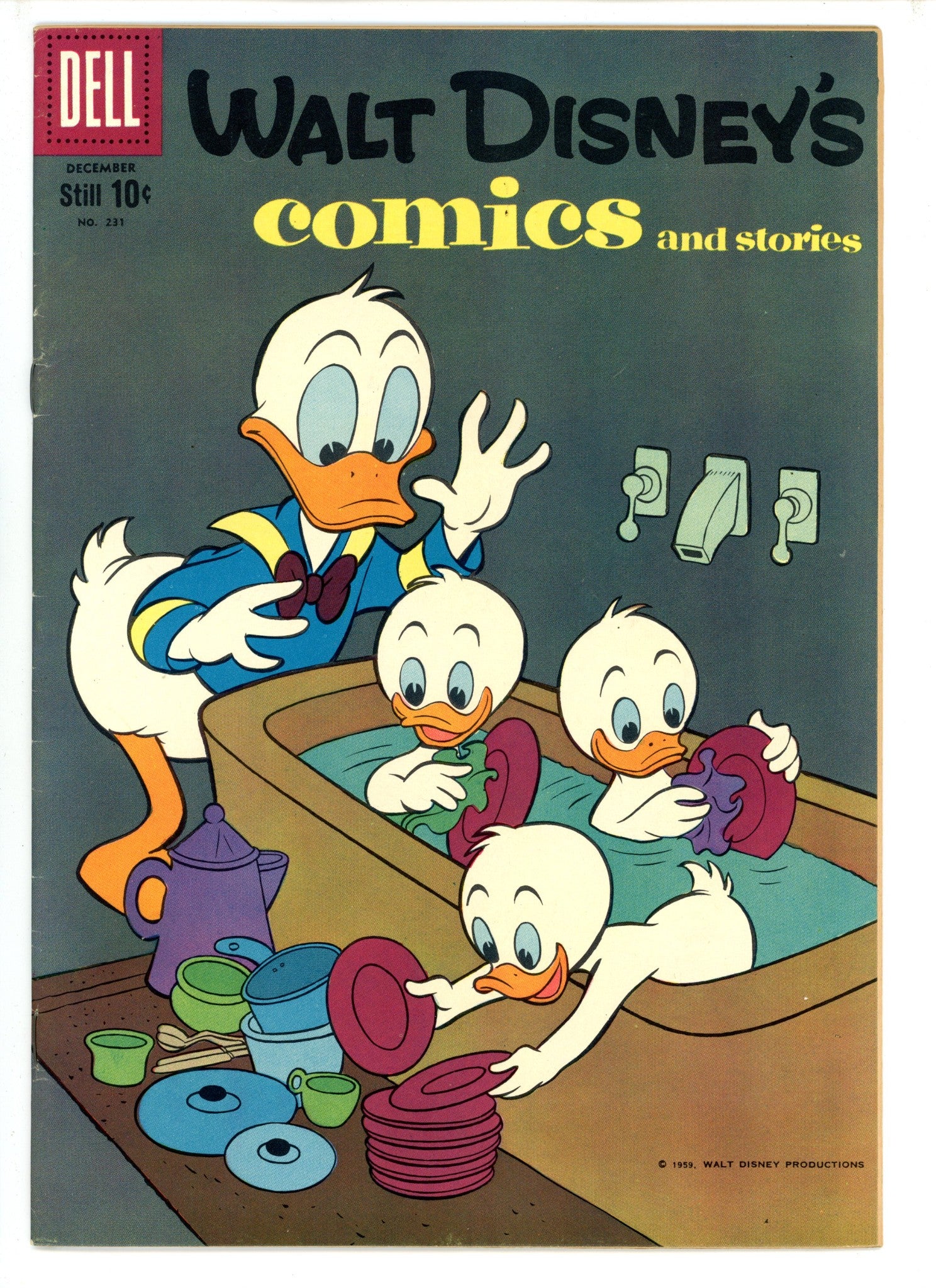 Walt Disney's Comics and Stories Vol 20 3 (231) FN+ (1959)