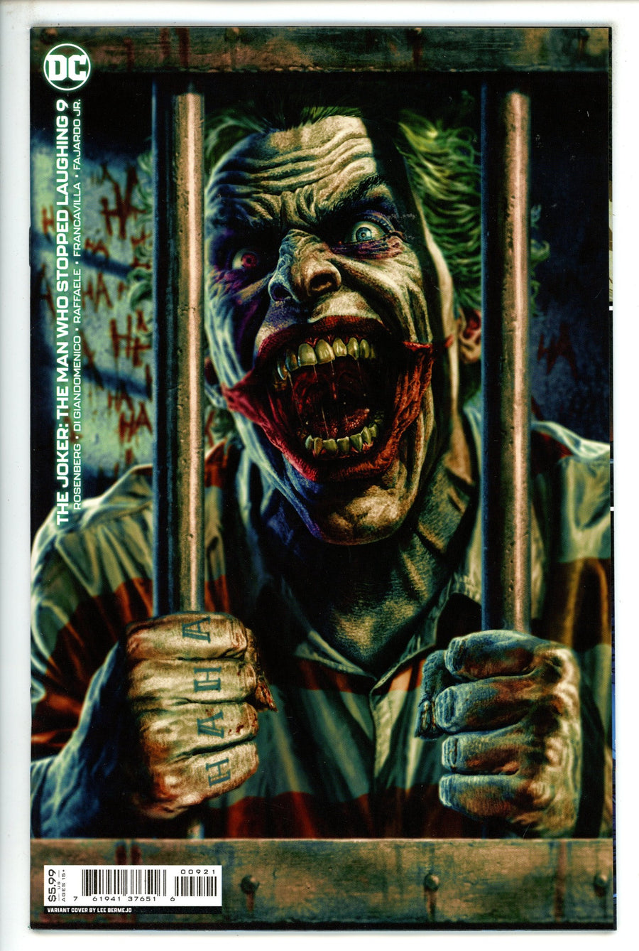 Joker The Man Who Stopped Laughing 9 Bermejo Variant (2023)