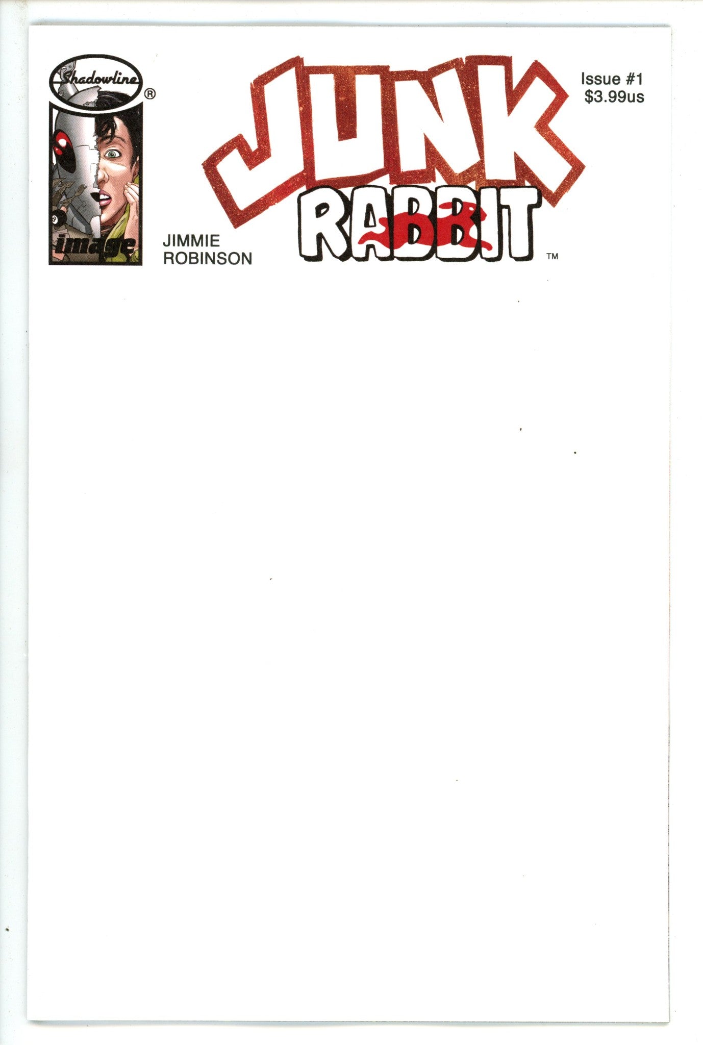 Junk Rabbit 1 Blank Variant (2023)