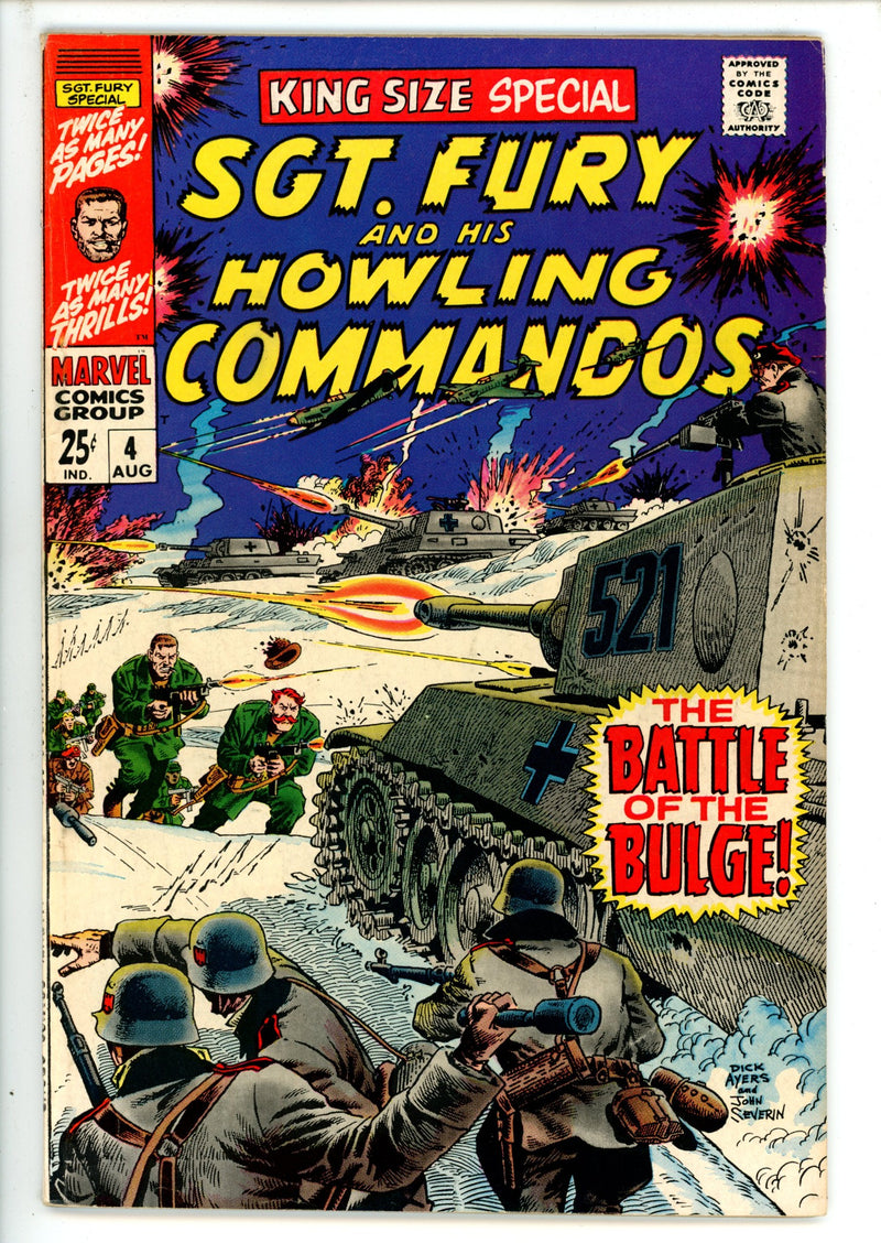 Sgt. Fury Annual 4 FN+ (1968)