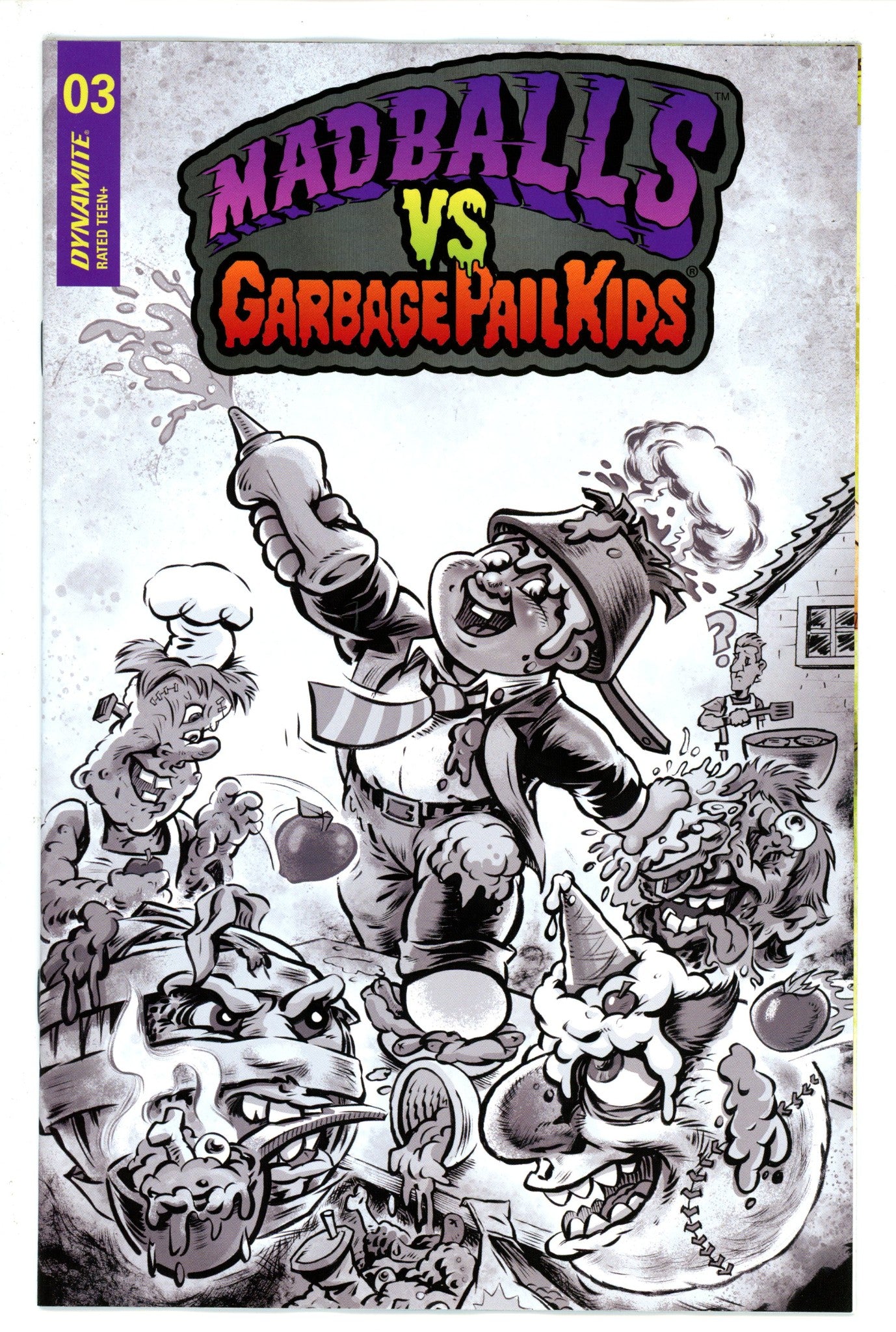 Madballs vs Garbage Pail Kids 3 Crosby Variant
