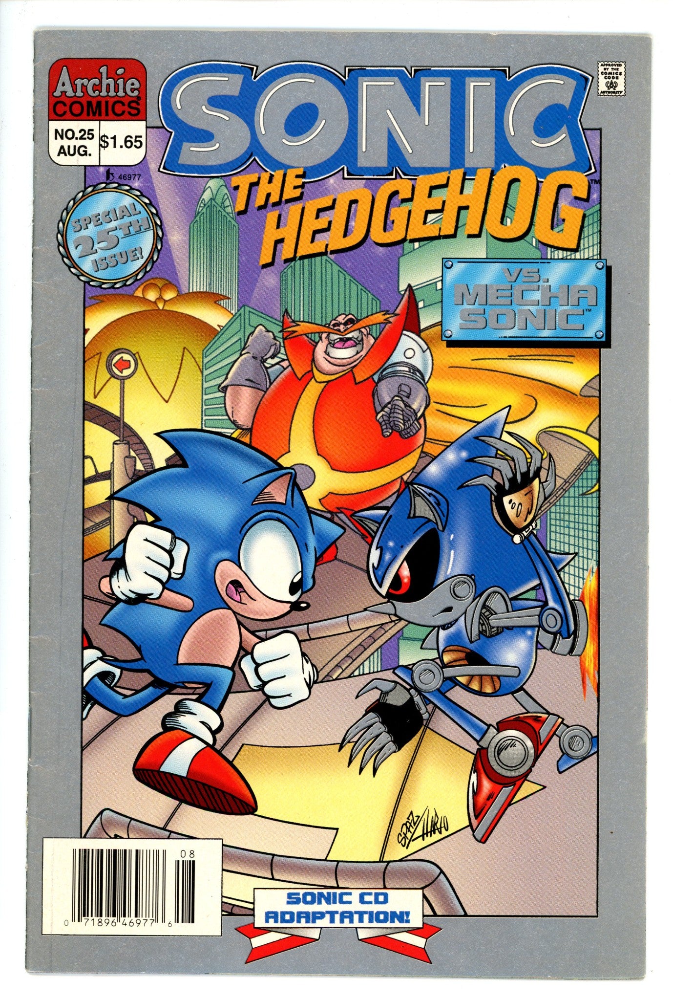 Sonic the Hedgehog 25 Canadian F/VF