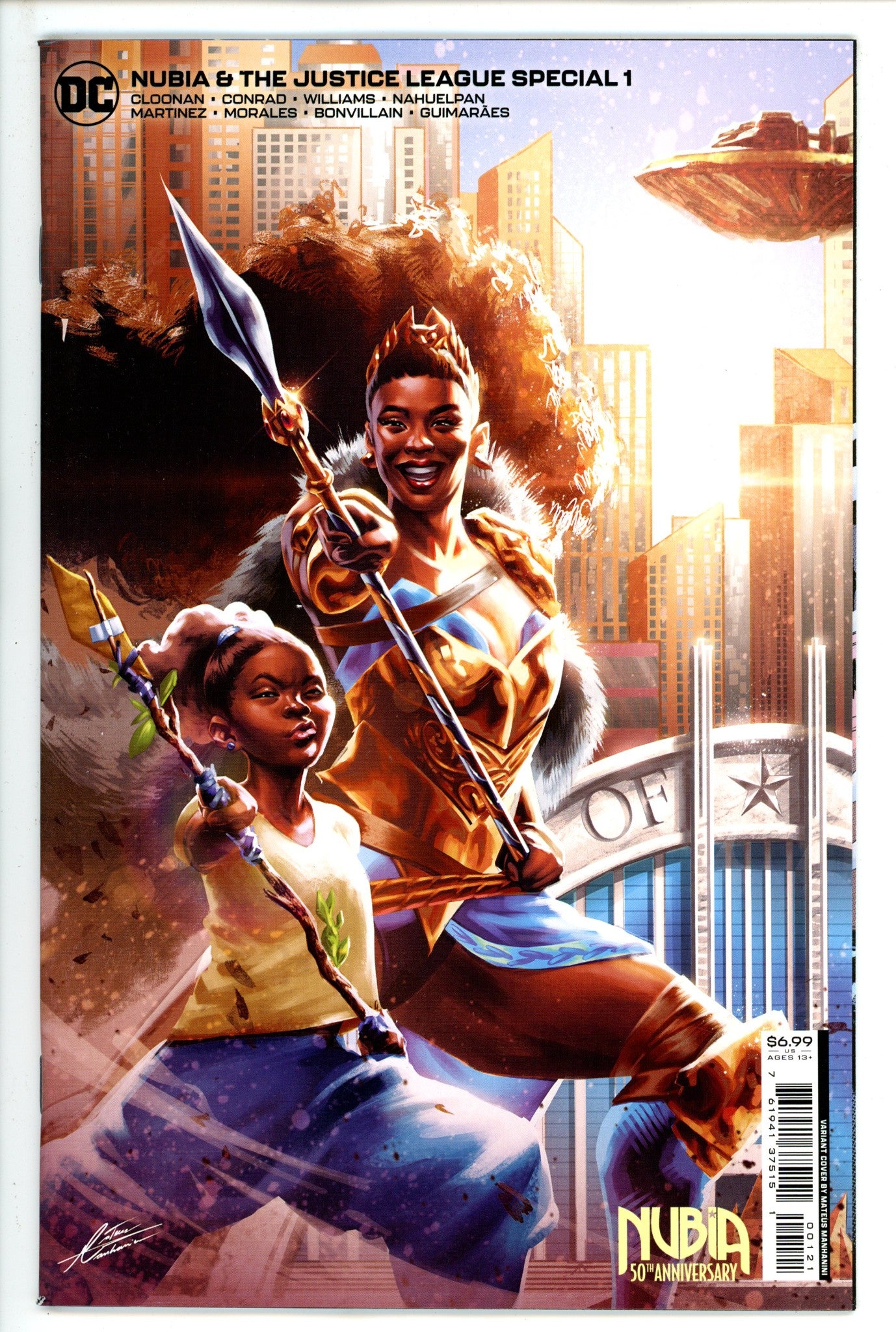 Nubia and the Justice League Special 1 Manhanini Variant