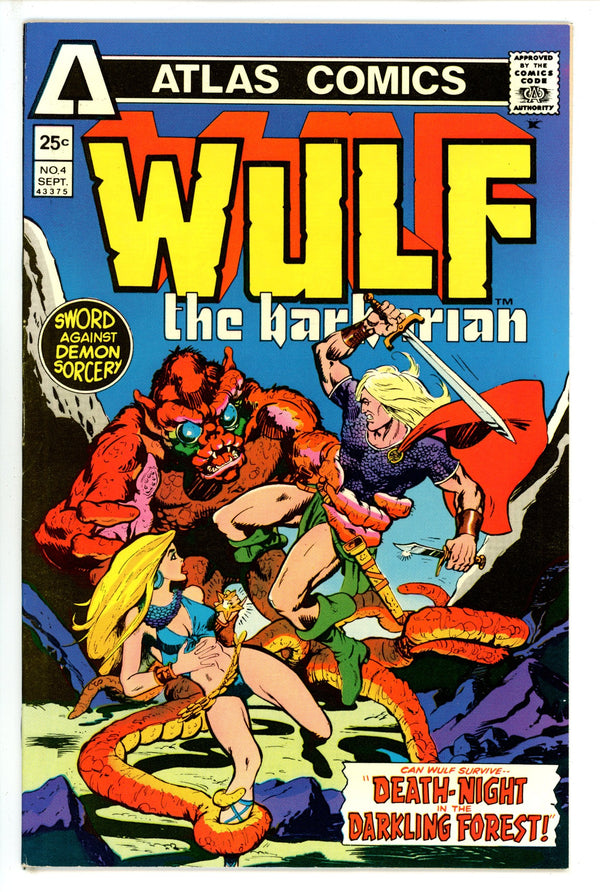 Wulf the Barbarian 4 VF+ (1975)