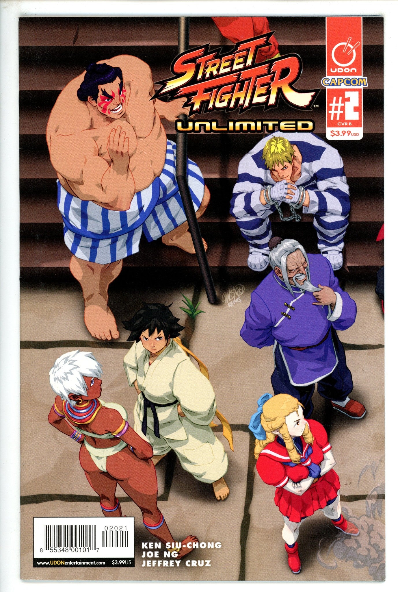 Street Fighter Unlimited 2 Cruz Variant (2015)