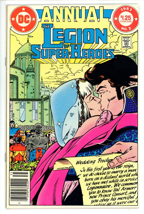 The Legion of Super-Heroes Annual 2 Canadian VF-