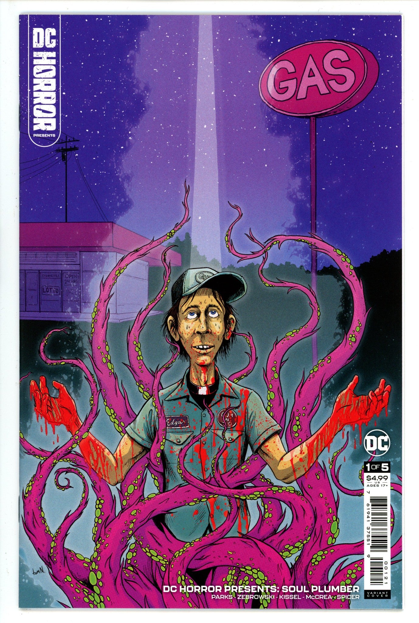 DC Horror Soul Plumber 1 Neeley Variant NM+