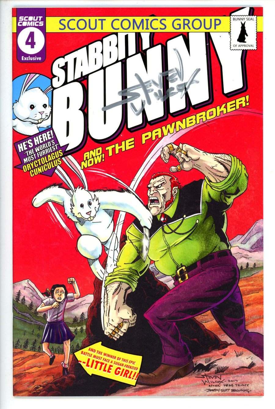 Stabbity Bunny 4 Variant Signed NM-