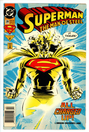 Superman: The Man of Steel 28 Newsstand