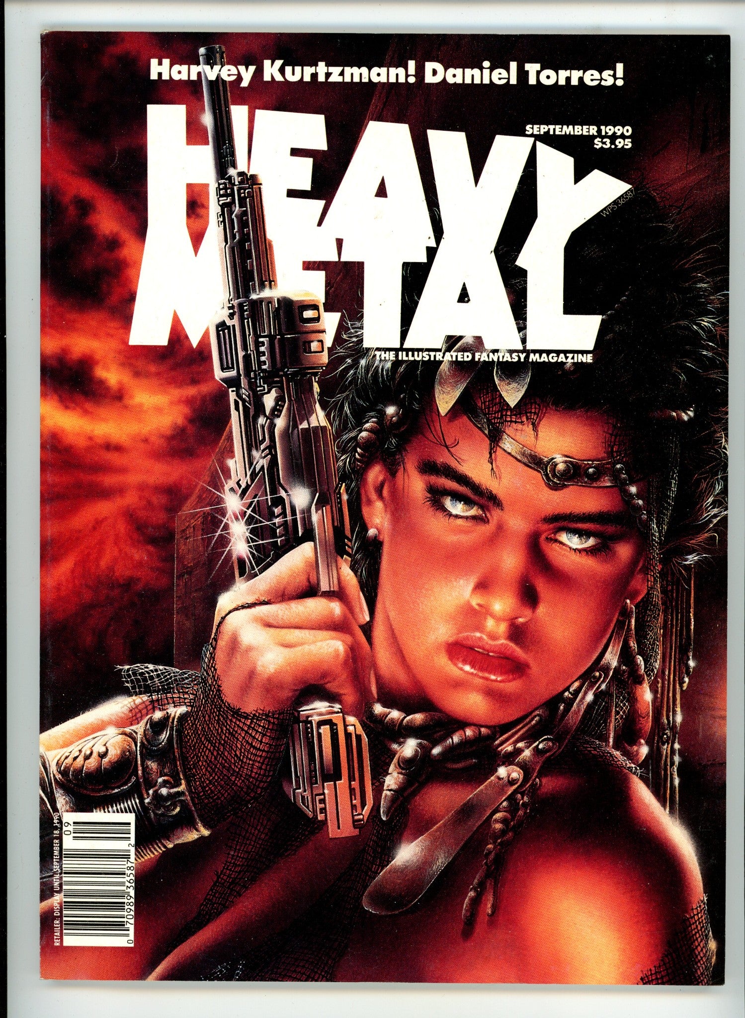 Heavy Metal Vol 1990 September VF+ (1990)