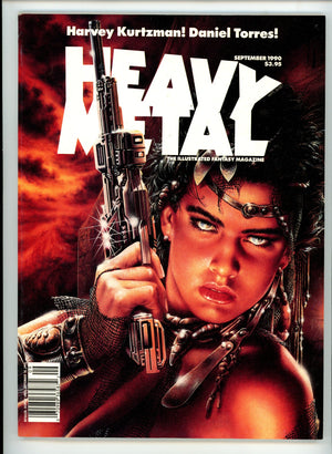 Heavy Metal Vol 1990 September VF+ (1990)