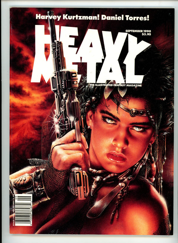 Heavy Metal Vol 1990 September VF+ (1990)
