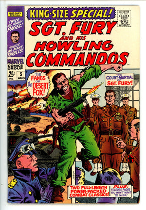 Sgt. Fury Annual 5 FN/VF (1969)