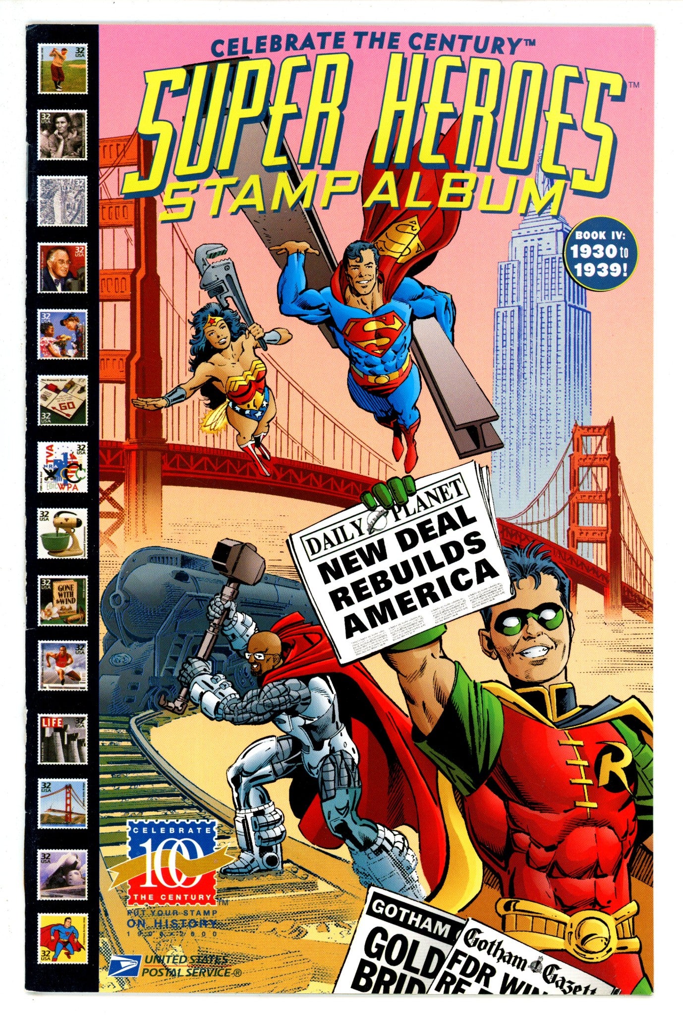Celebrate the Century: Super Heroes Stamp Album 4