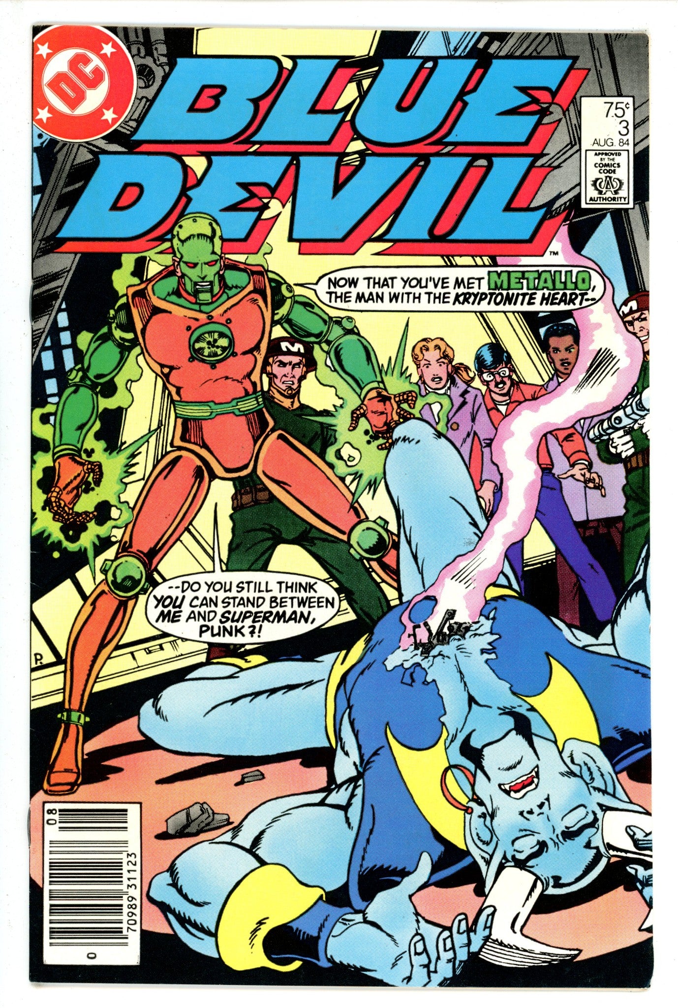 Blue Devil 3 Newsstand (1984)