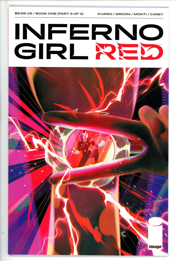 Inferno Girl Red Book One 3 Monti Variant (2023)