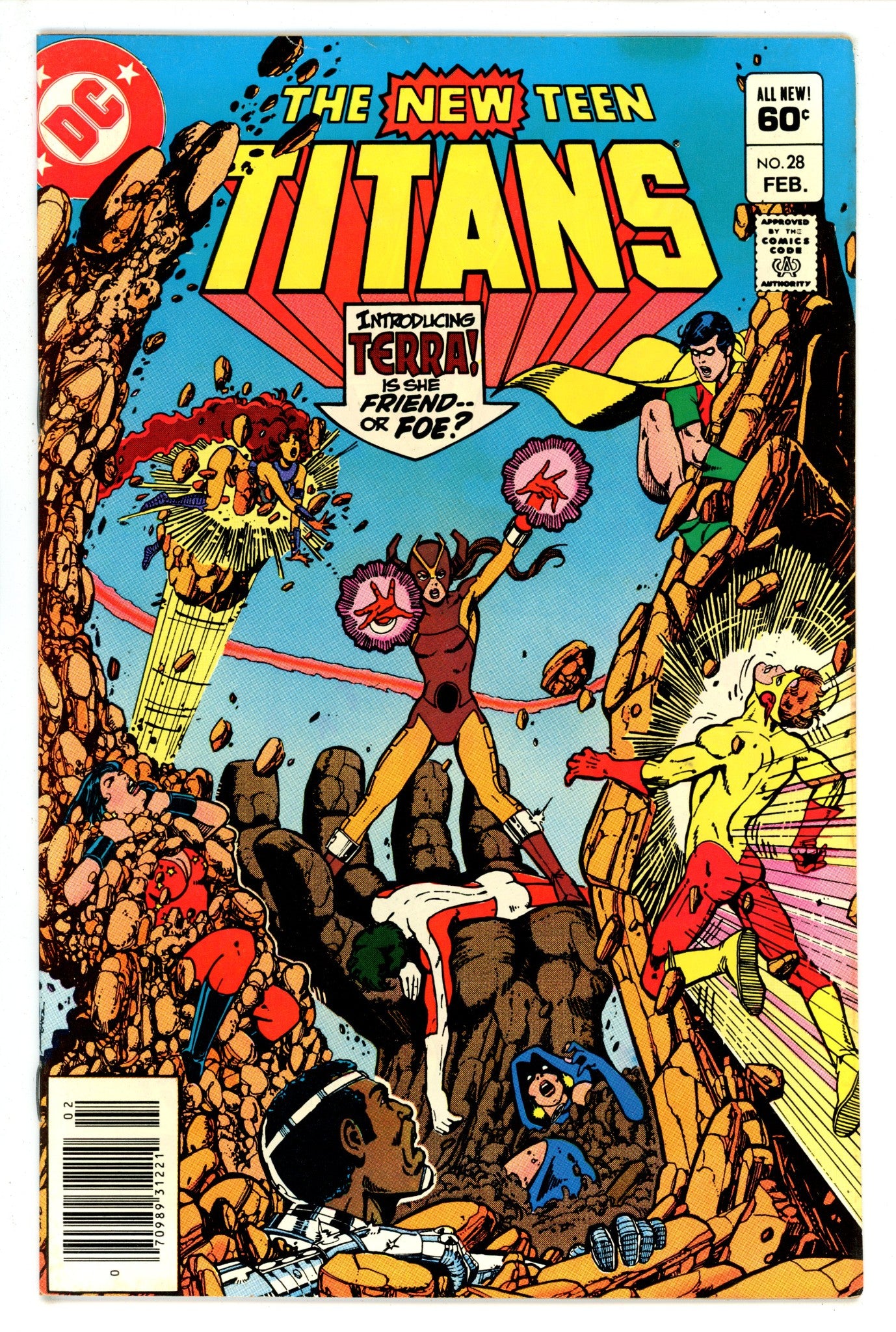 The New Teen Titans Vol 1 28 Newsstand FN/VF (1982)