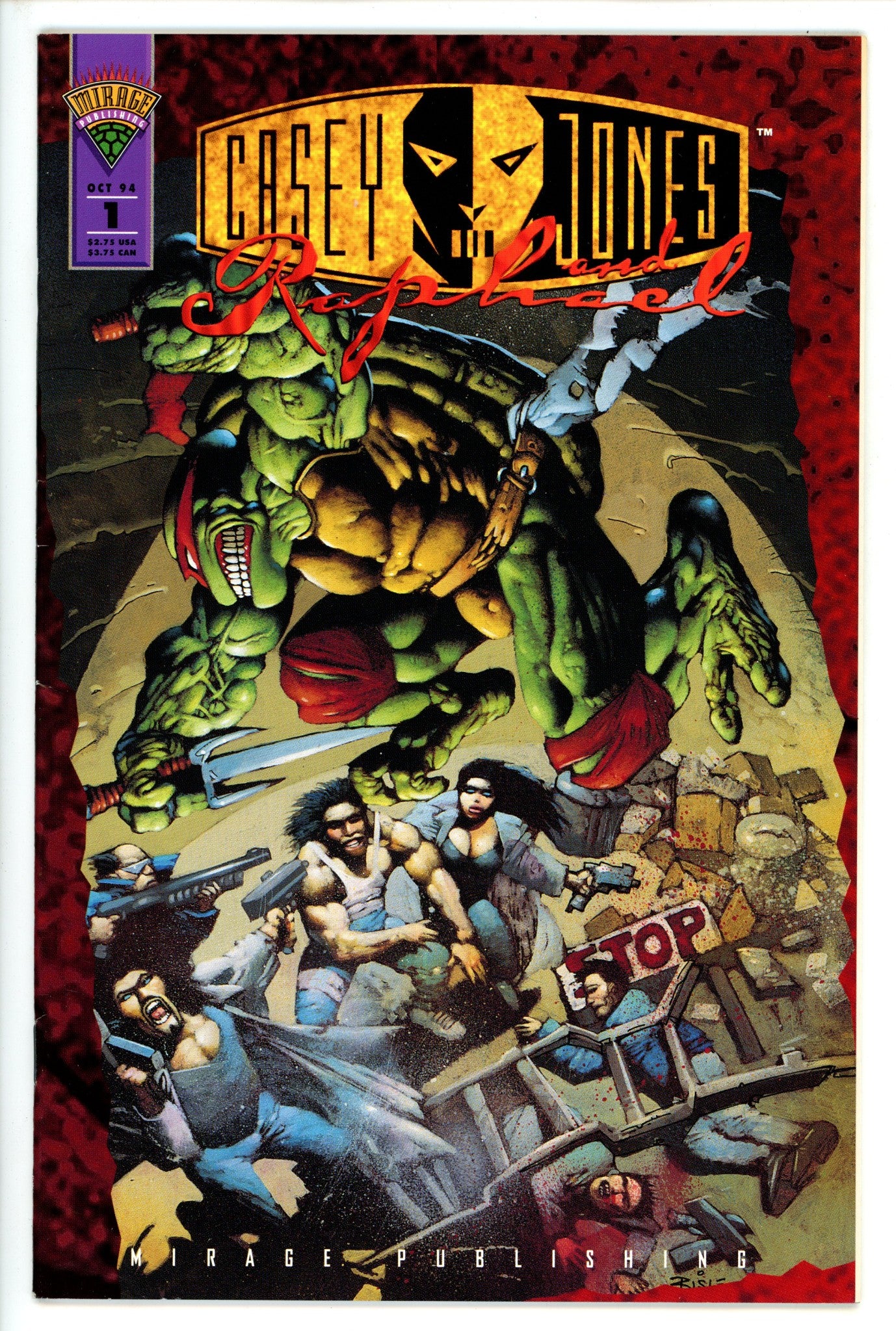 Casey Jones and Raphael 1 VF