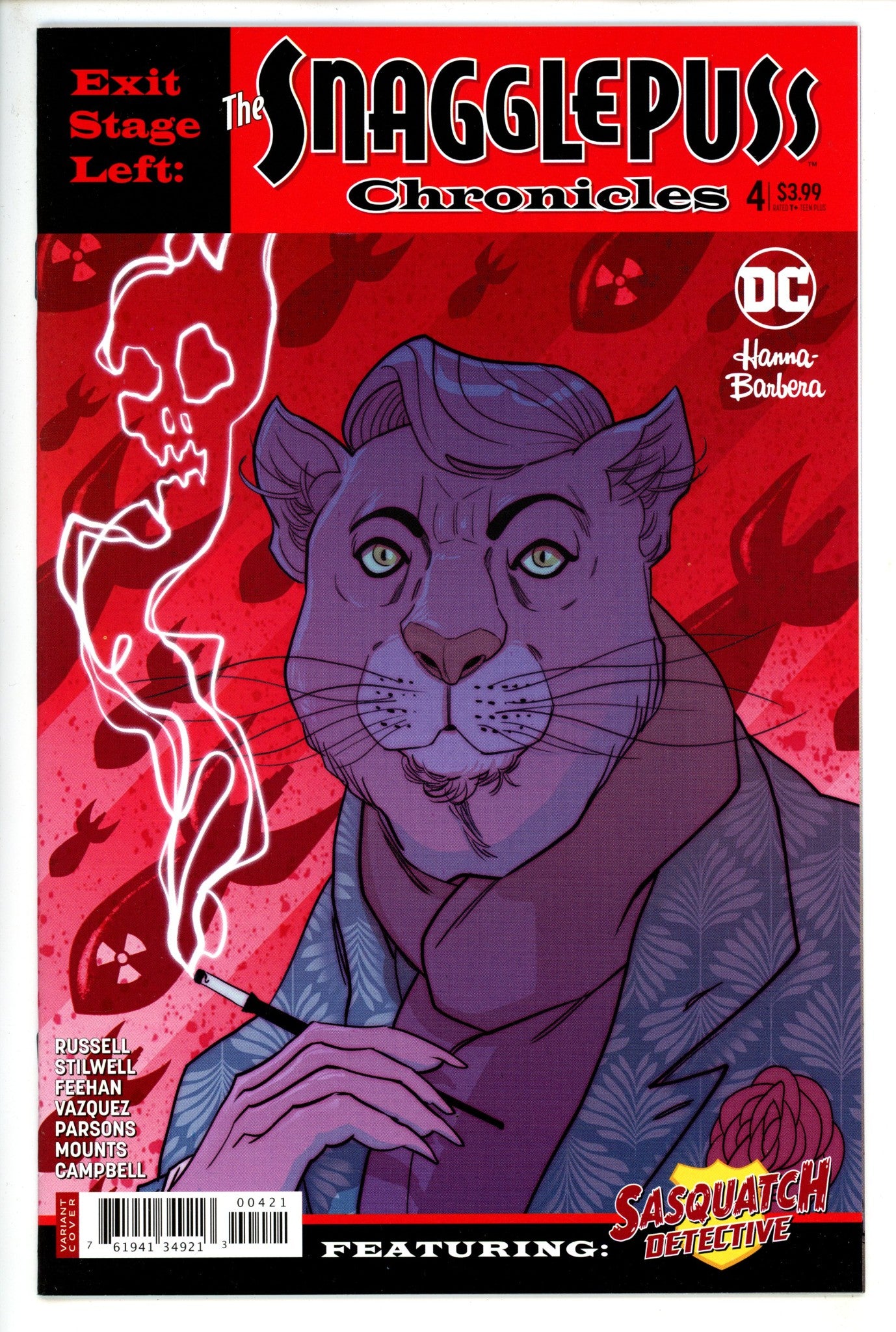 Exit Stage Left: The Snagglepuss Chronicles 4 Sauvage Variant