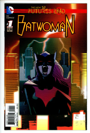 Batwoman: Futures End 1 3-D Motion Cover